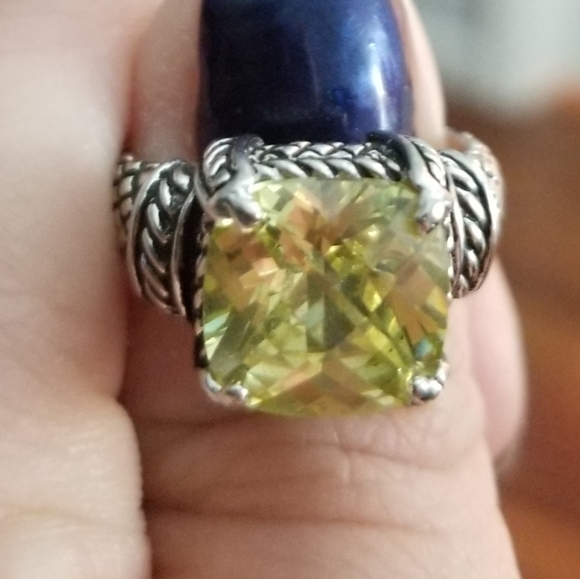 Premier Designs, Citrine ring, size 8 - Picture 2 of 4